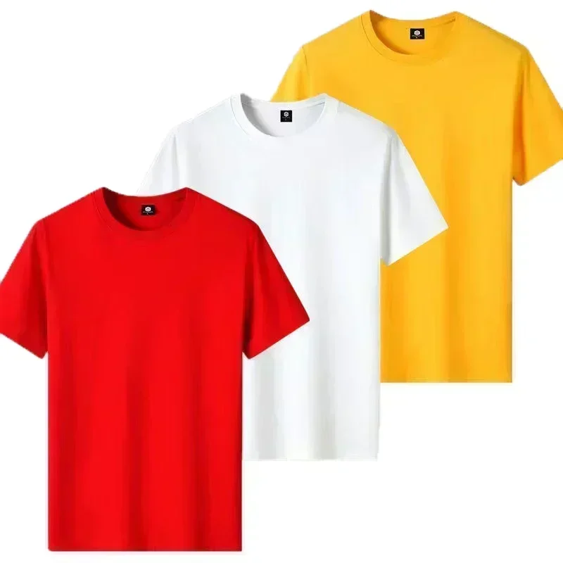 Футболка мужская с коротким рукавом и круглым вырезом 100% хлопок