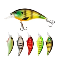new crankbait lure topwater 6cm9g hard fishing lure artificial floating wobblers fishing trout pike lure pesca fishing tackle