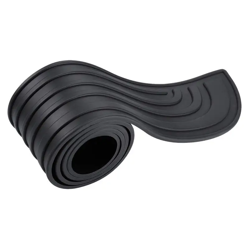 

Rear Bumper Protector Anti Slip Heatresistant Bumper Rubbe 2Pcs Rear Bumper Protector Strip, 90cm Universal Car Bumper Protector