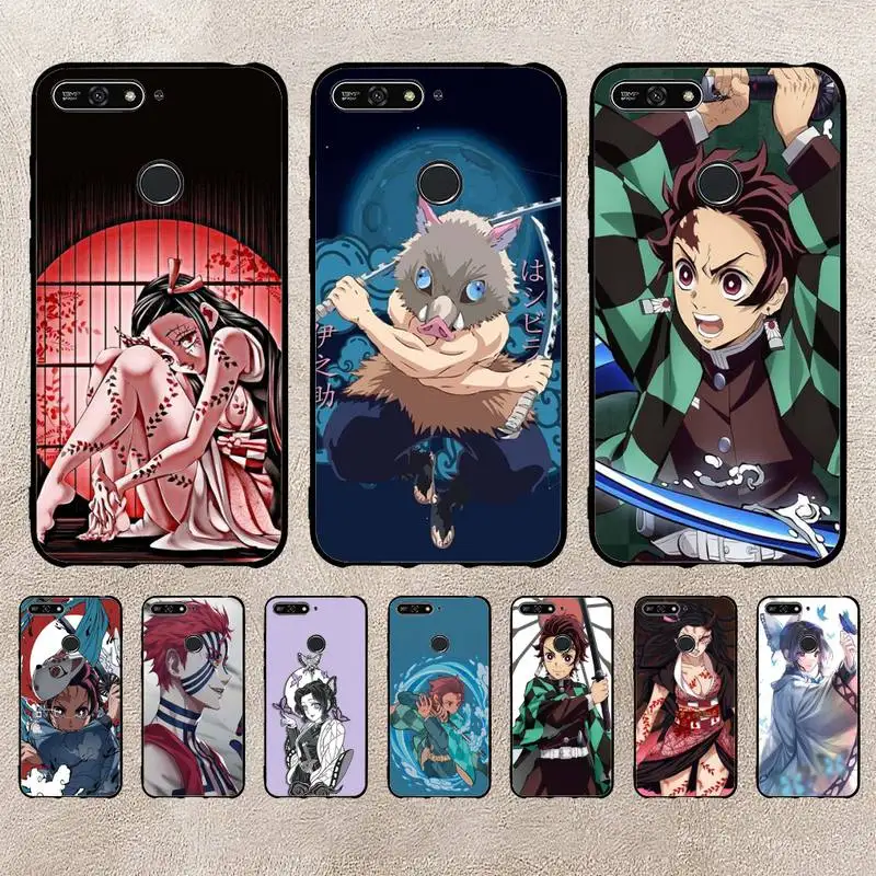 

Cartoon Demon Blade Anime Phone Case For Xiaomi 11 10 12Spro A2 A2lite A1 9 9SE 8Lite 8explorer F1 Poco 12S Ultra Cove