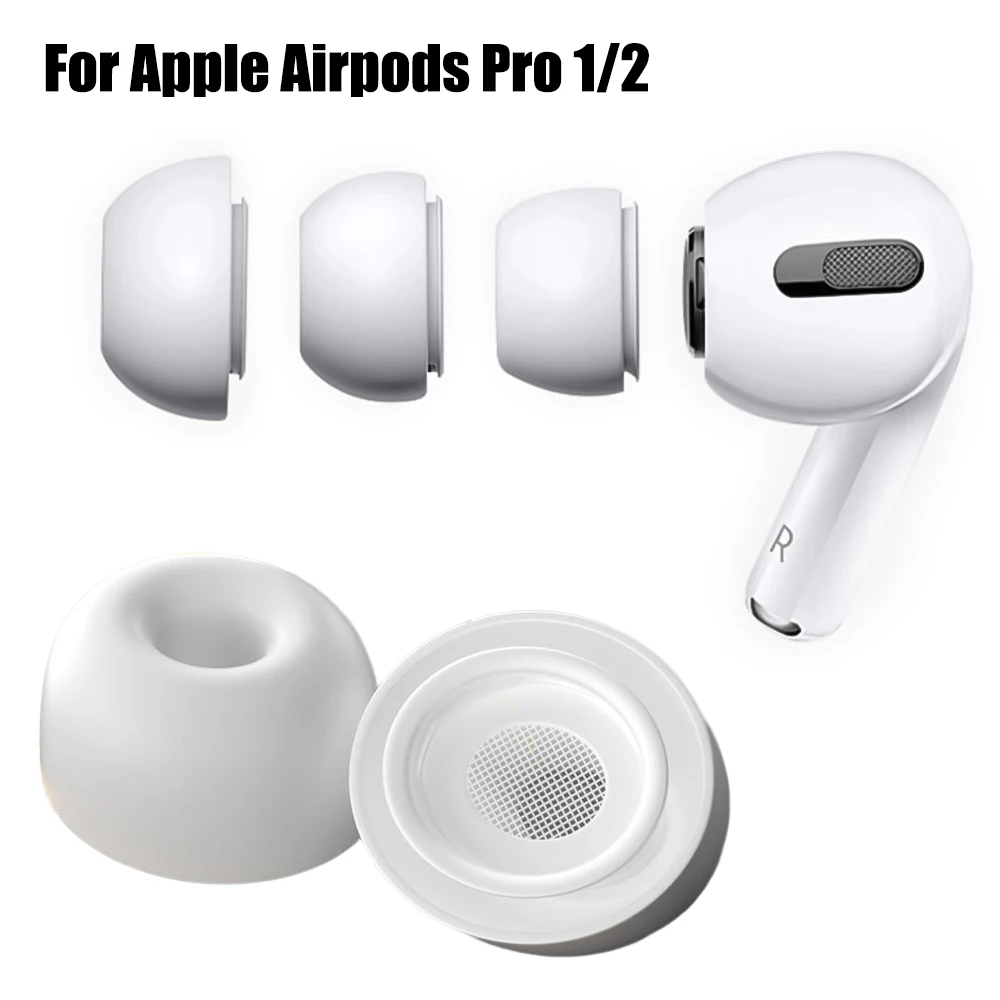 

Soft Silicone Replacement Earbuds for Apple Airpods Pro 1/2 Bluetooth Earphone Earplug Protector Eartip Ear Cap Accessories