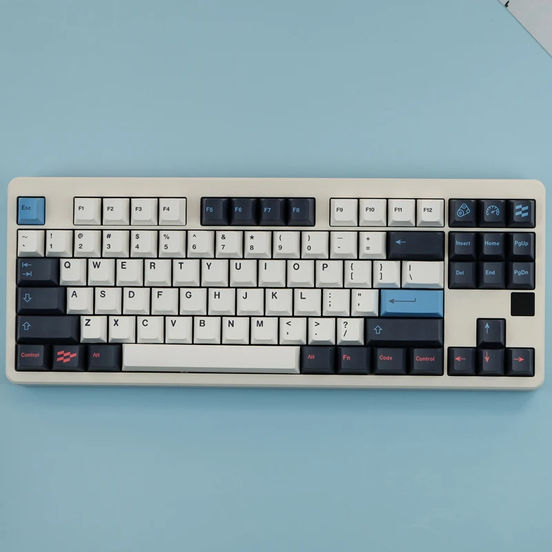 

1 Set GMK Trackday PBT Keycaps PBT Dye Sublimation Keycap Cherry Profile Keycap For MX Switch CMMK IK75 NT75 Mechanical Keyboard