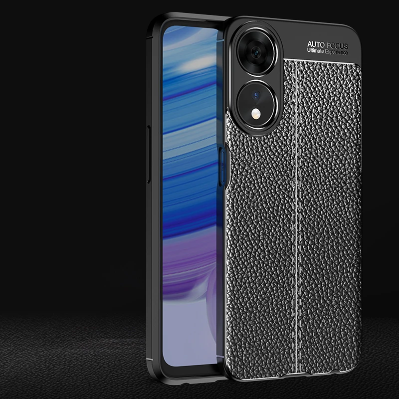 For OPPO A78 5G Case Cover OPPO A 78 A78 5G Capas New Armor Phone Back Soft Shockproof Bumper TPU Leather Fundas OPPO A78 Cover