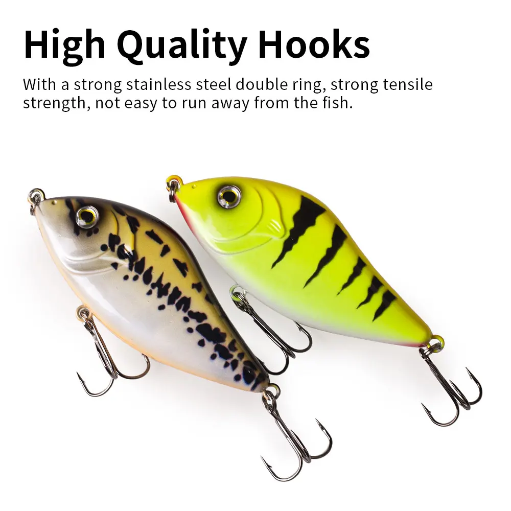 Фото Воблеры Hanlin 3.49in/45g Glider Jerkbait, тонущие, для ловли крупной рыбы, щуки, маскинонга, искусственная приманка, снасти №4