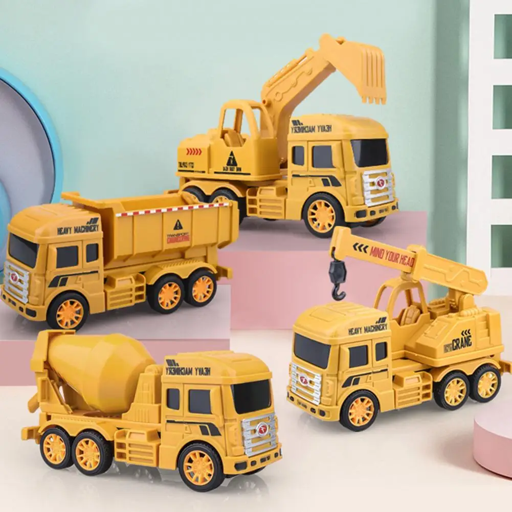 

Engineering Vehicle Toy Flexible Joints Simulation Inertial Pull Back Sliding Dump Truck Bulldozer Excavator Model Gifts