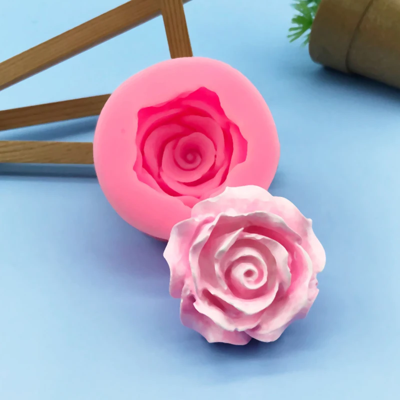1 шт. 3D розы силиконовая форма DIY инструменты для украшения шоколадного торта