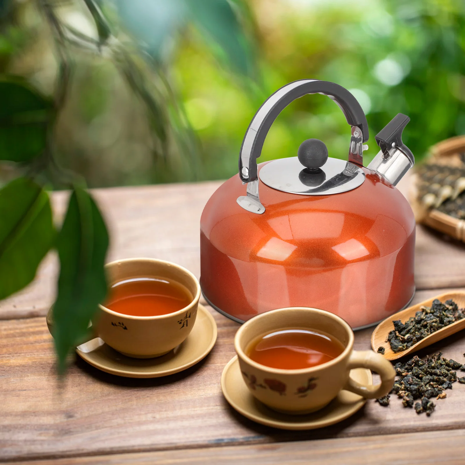 

Kettle Whistling Tea Water Stovetop Teapot Stove Stainless Steel Pot Boiling Teakettle Coffee Gas Whistle Kettles Heating Pots