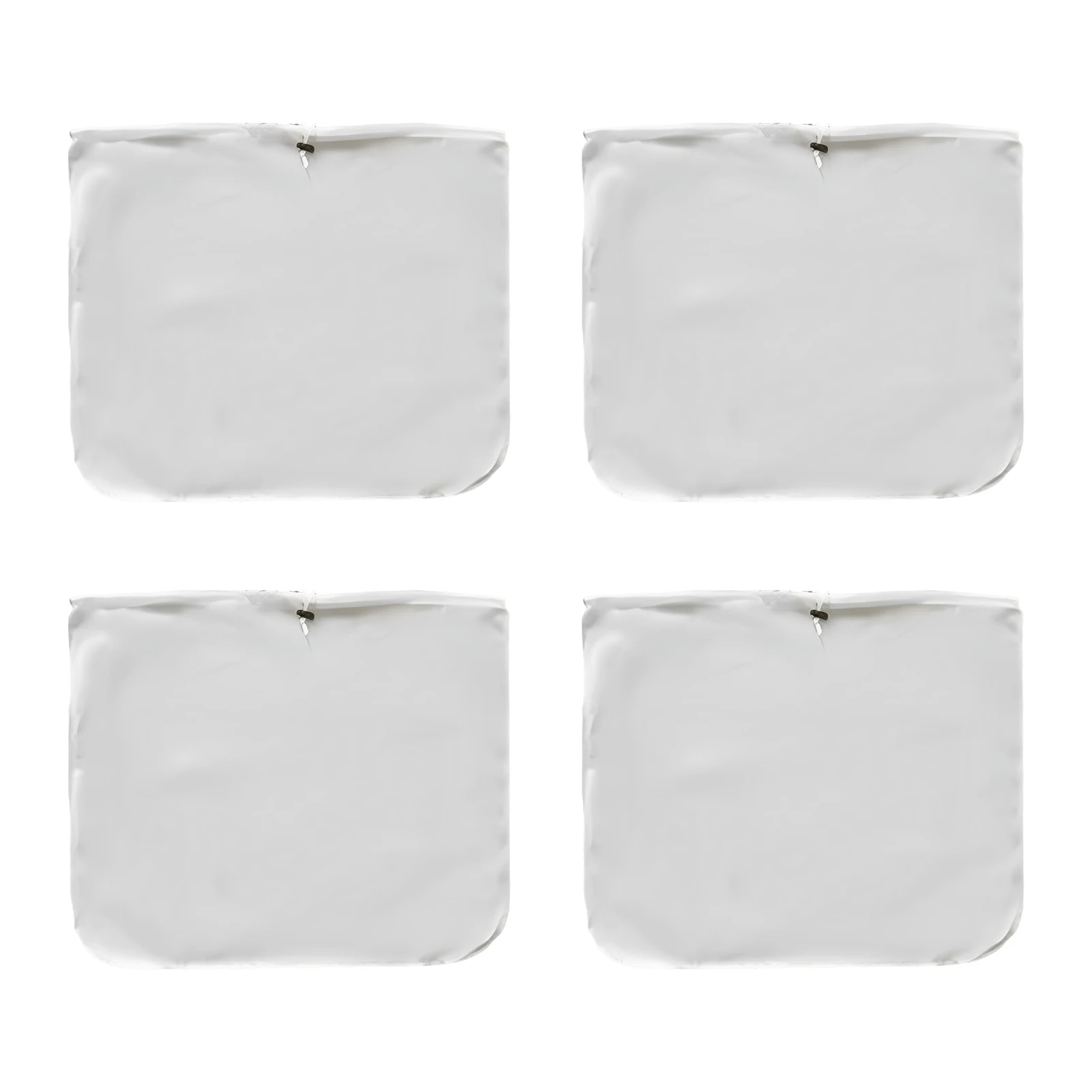 

4pcs Wine Press Drawstring Straining Polyester Mesh Brew Bag Grains Extra Large Food Strainer For Fruit Cider Cooking Reusable