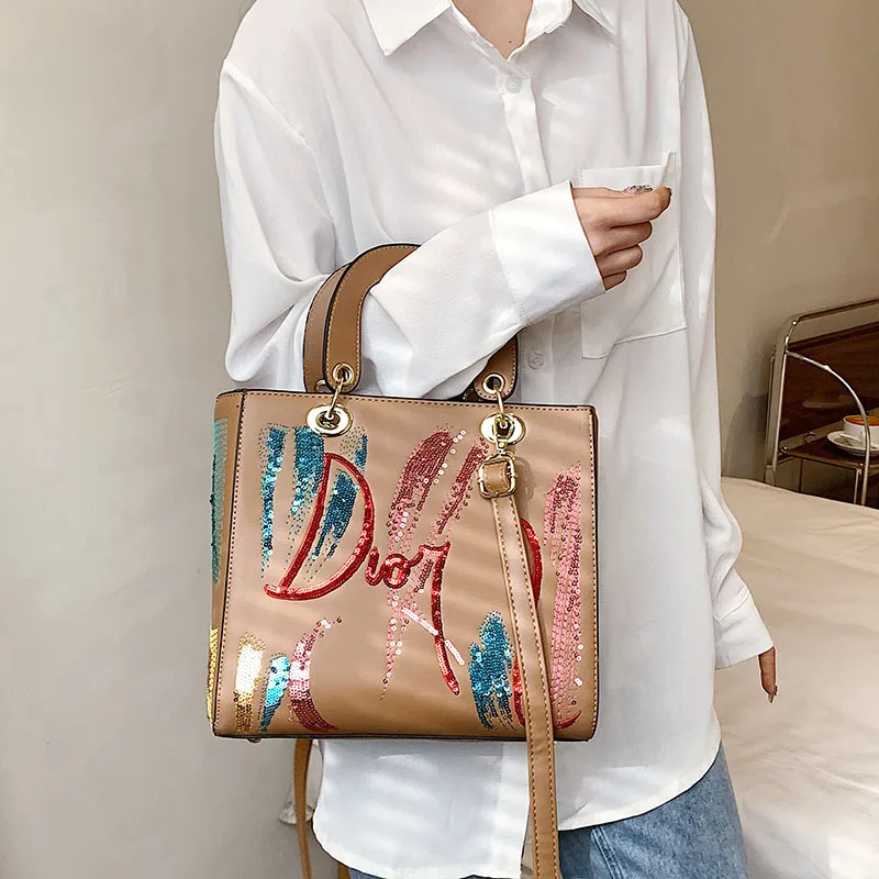 2023 New Casual Women's High Quality Handbags Famous Designer Shoulder Messenger Bags Luxury Fashion Small Square Bag Sac A Main