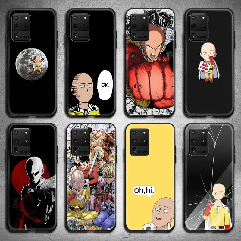 

One Punch Man Anime Phone Case For Samsung Galaxy S21 Plus Ultra S20 FE M11 S8 S9 plus S10 5G lite 2020