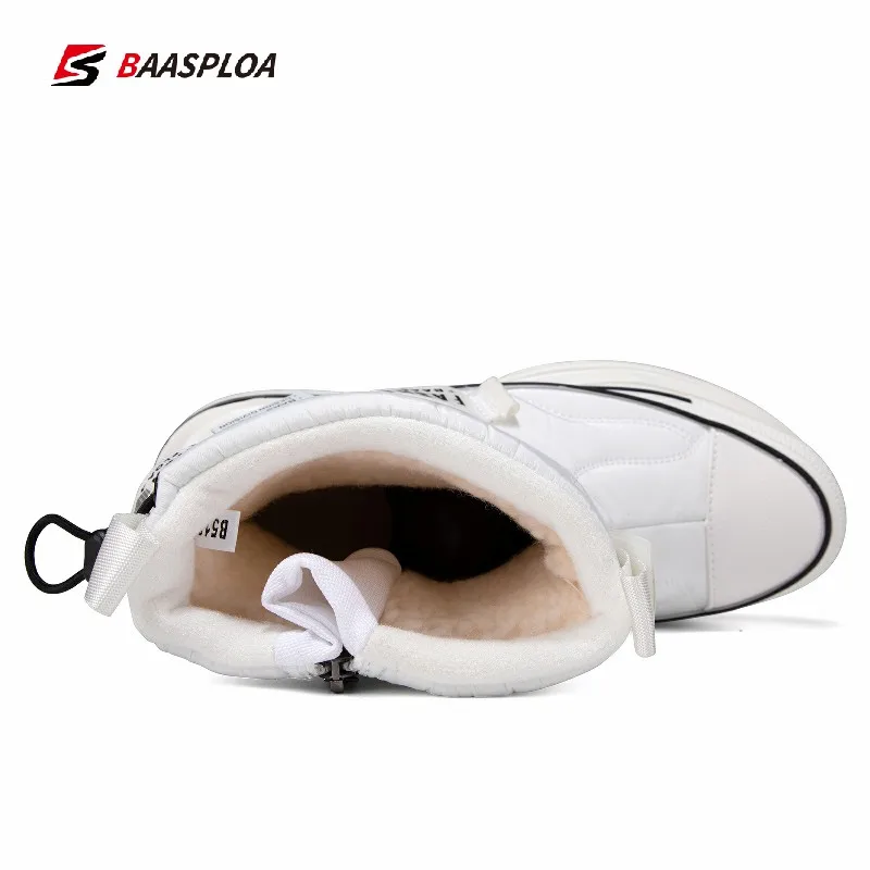 Baasploa 2022 Winter Plush Warm Snow Boots Shoes Wear-resistant Women Boots High gang thick-soled Comfortable Ankle Botas Mujer