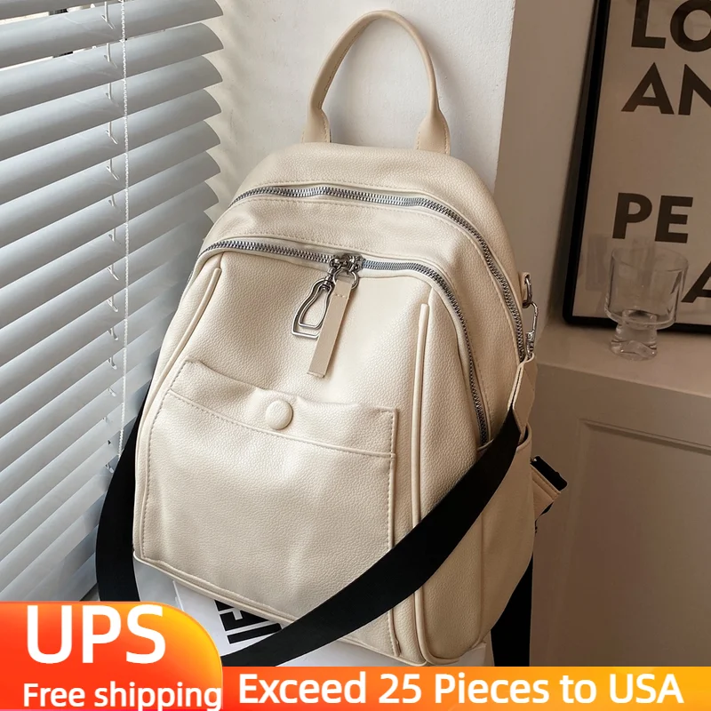 

Милые школьные ранцы для девочек-подростков, маленький школьный рюкзак для девочек, элегантная Дорожная сумка из искусственной кожи 2022, диз...