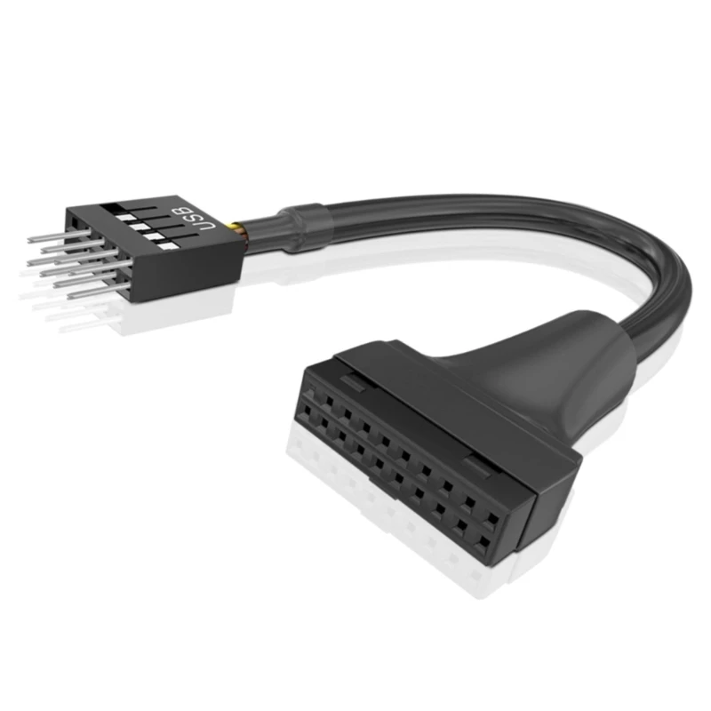 CS1W 1 упаковка USB 19/20-контактный к 2.0 9-контактный материнские платы Мужской Женский