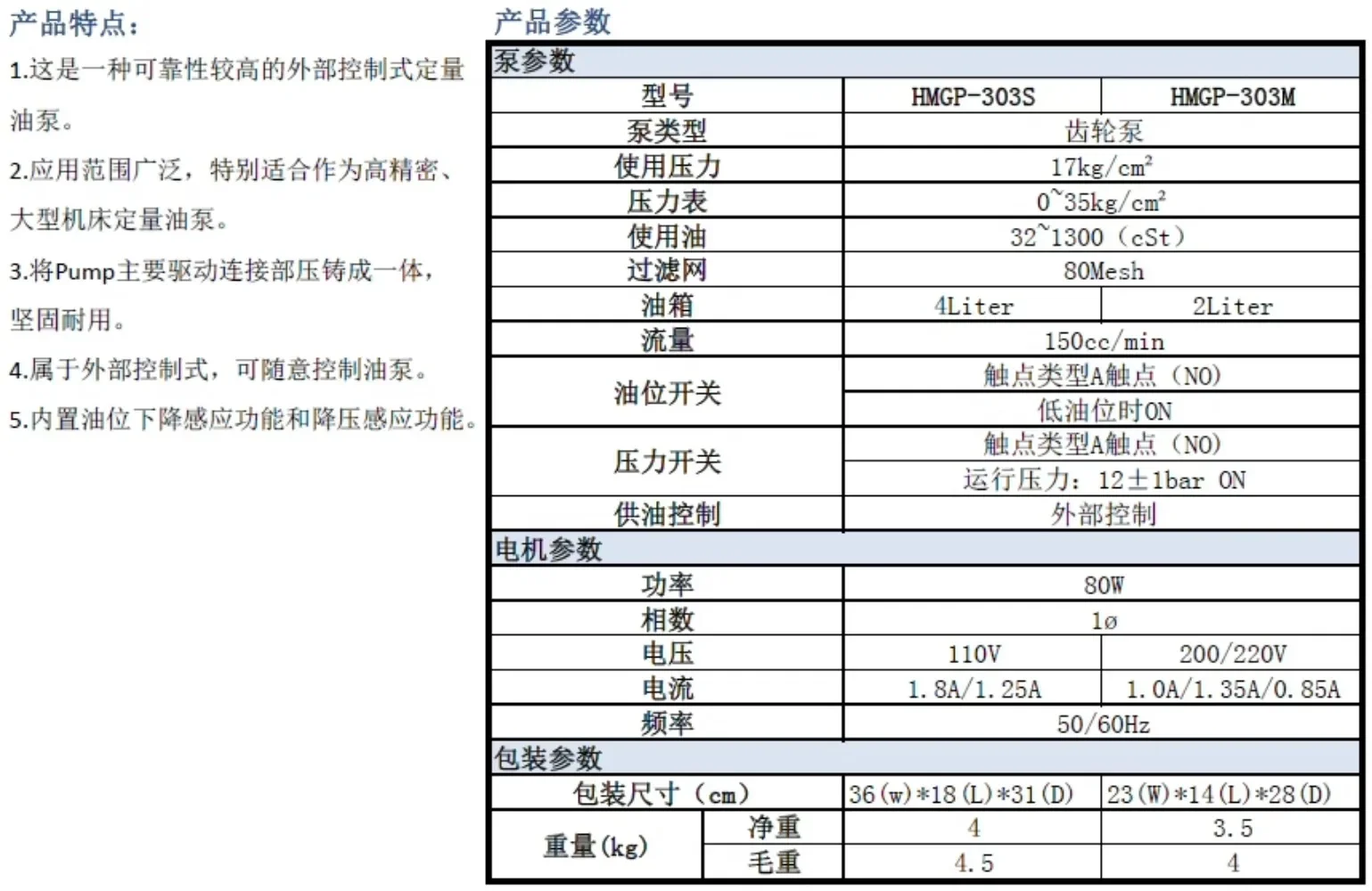 Оригинальный импортный автоматический смазочный масляный насос HMGP-303S