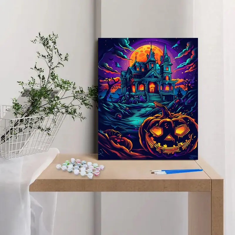 1 шт. набор красок по номерам для взрослых начинающих на холсте наборы рисования