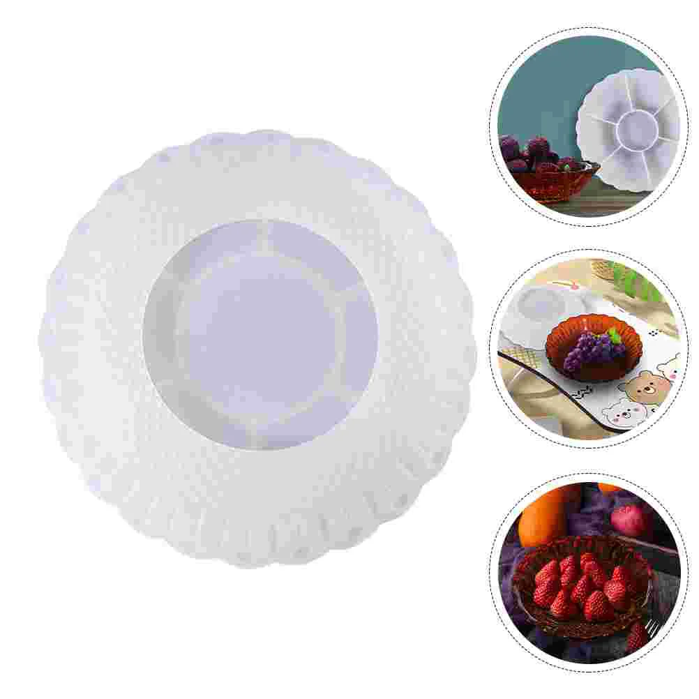 

Mold Tray Plate Resin Dish Fruit Serving Epoxy Casting Snack Silicone Crystal Storage Molds Diy Jewelry Candy Tool Mould Board