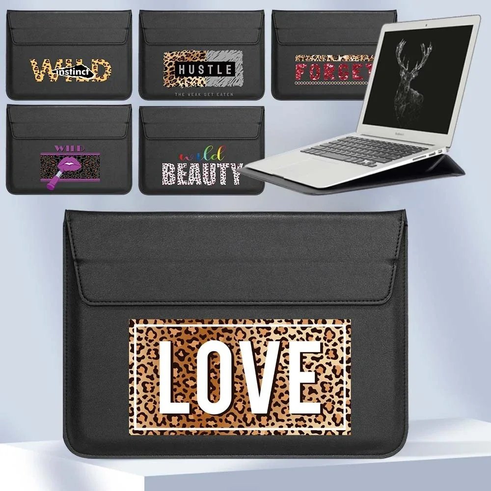 Кожаная сумка для ноутбука Macbook Pro 13 чехол Air 3 чехол-подставка Huawei Matebook D15 Lenovo HP Dell