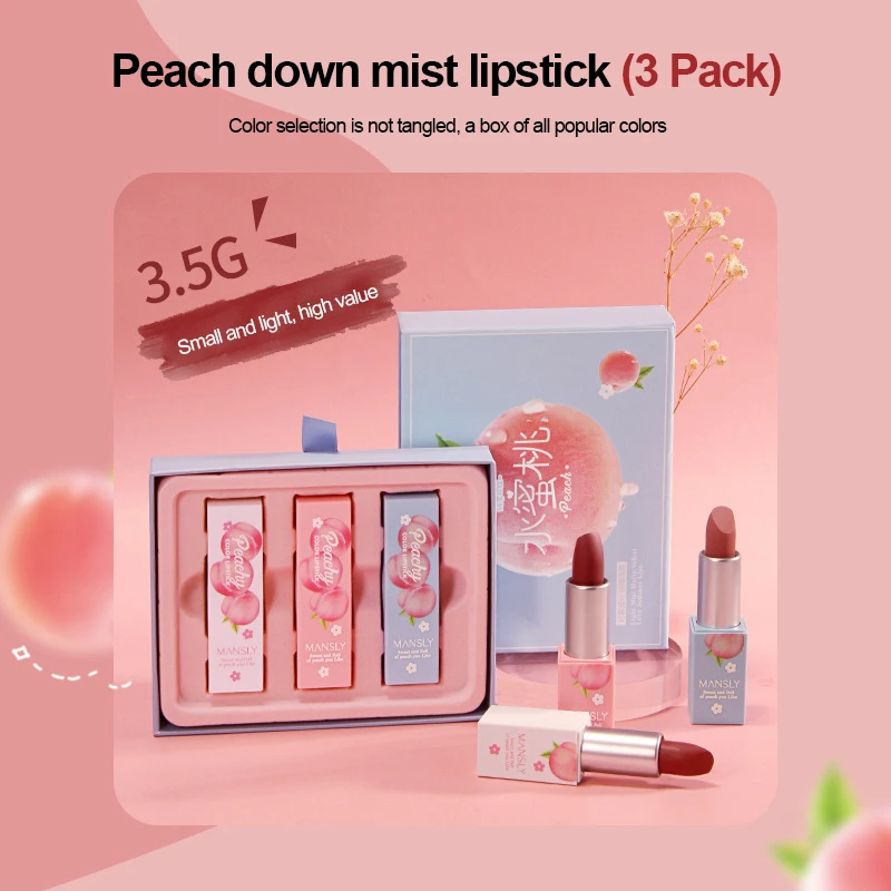 

3 шт./набор, матовая губная помада TSLM1