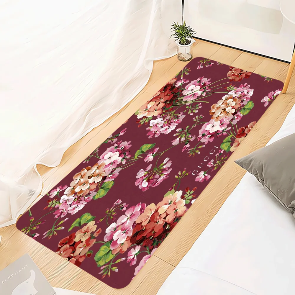 Gucc-cS уличный входной коврик из замши современный полосатый дизайн