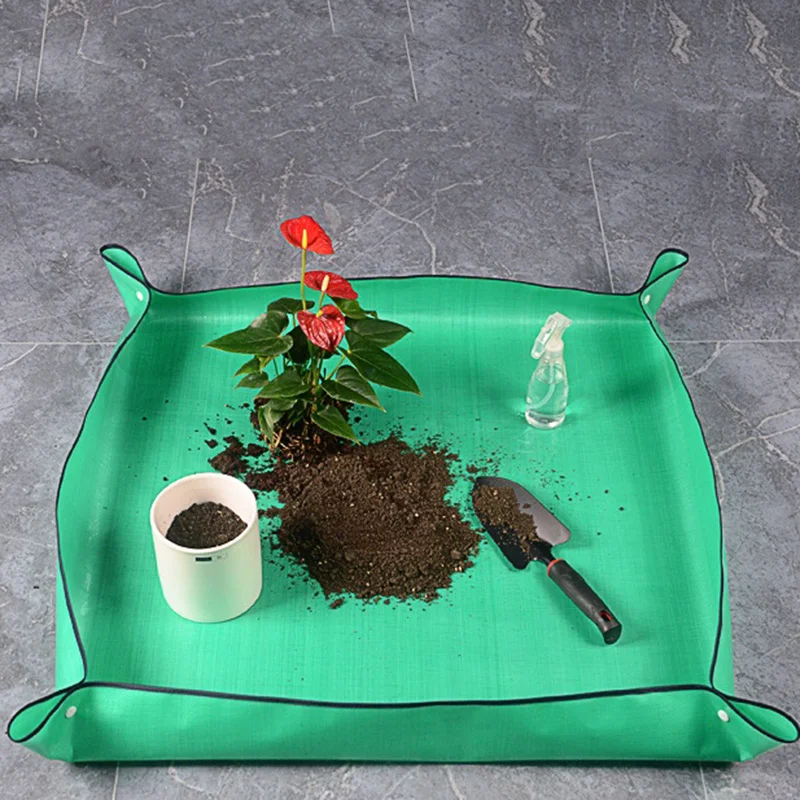 

Foldable Planting Mat Flower Pots Transplanting Mats Garden Plant Flower Pot Transplanting Waterproof Mats Gardening Supplies