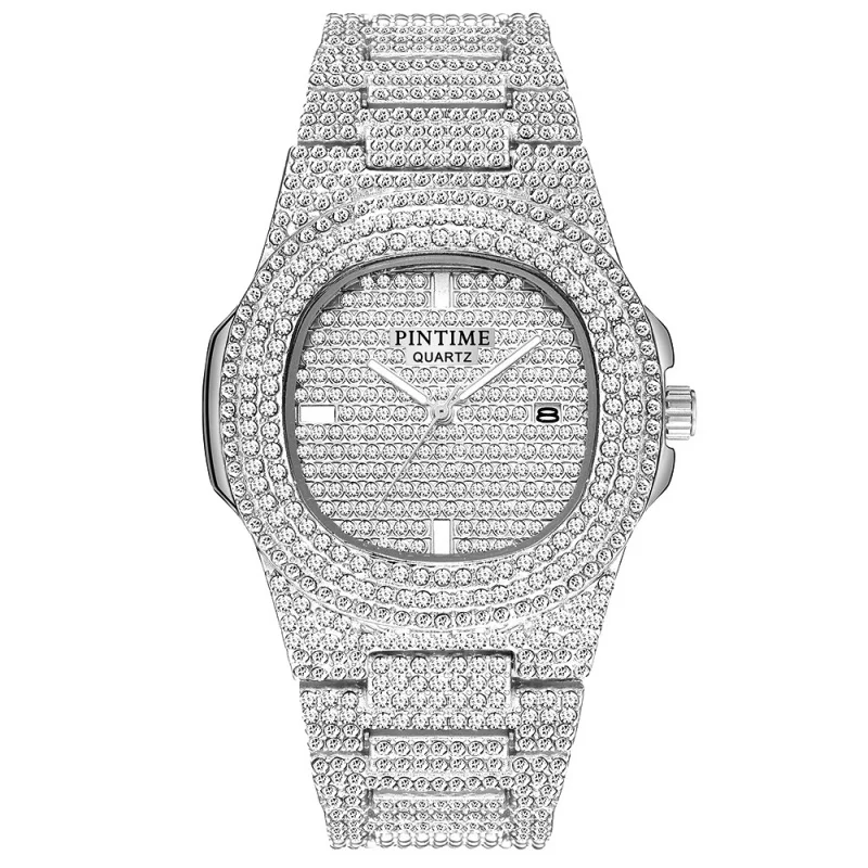 Стальные часы Baida-шипованные Звездные мужские и женские с календарем кварцевые в