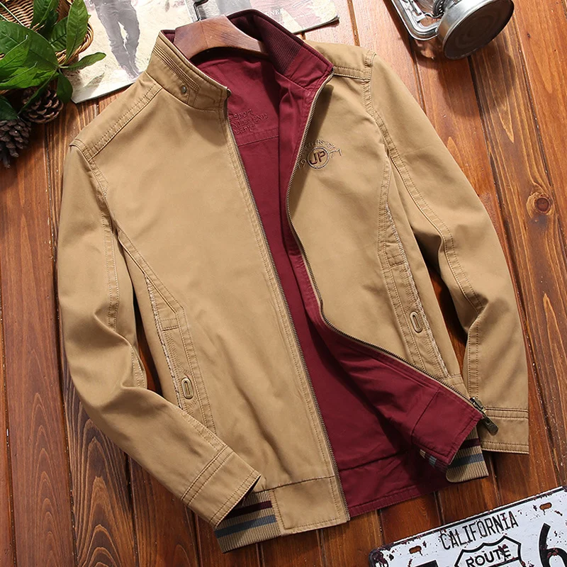 Hunting Jacket Vintage Windbreaker Men Trench Coat New in Jackets Cold Retro Heating Bomber Camping Sport Withzipper