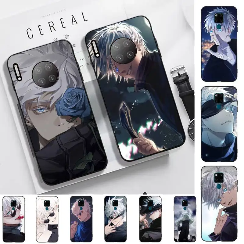 

BANDAI Anime Jujutsu Kaisen Gojo Satoru Phone Case for Huawei Mate 20 10 9 40 30 lite pro X Nova 2 3i 7se
