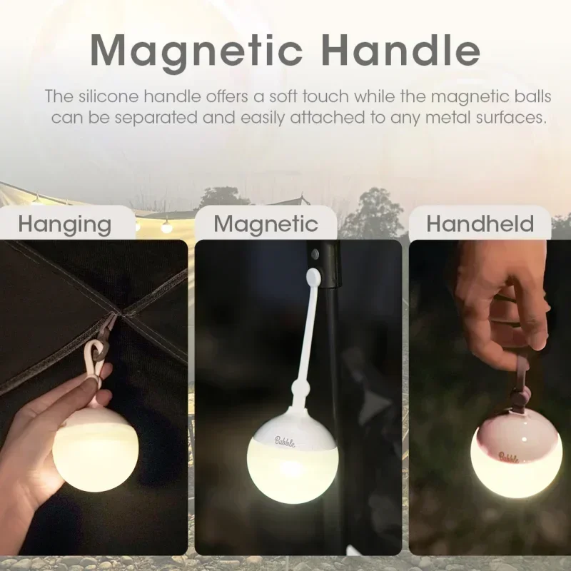 NITECORE Bubble Кемпинговый фонарь 100 люмен Портативный магнитный светодиодный съемный