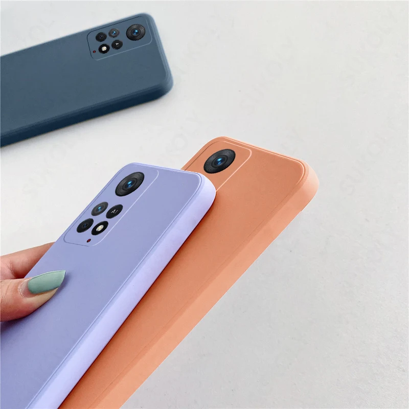 Square Liquid Silicone Lanyard Case For Xiaomi Redmi Note 11 Pro 11S Note 12 10 Pro Redmi 10 12T 11T Poco X5 Pro Crossbody Cover