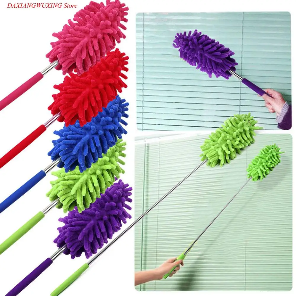 

New Telescopic Microfibre Duster Extendable Cleaning Home Car Cleaner Dust Handle home gadgets accessories