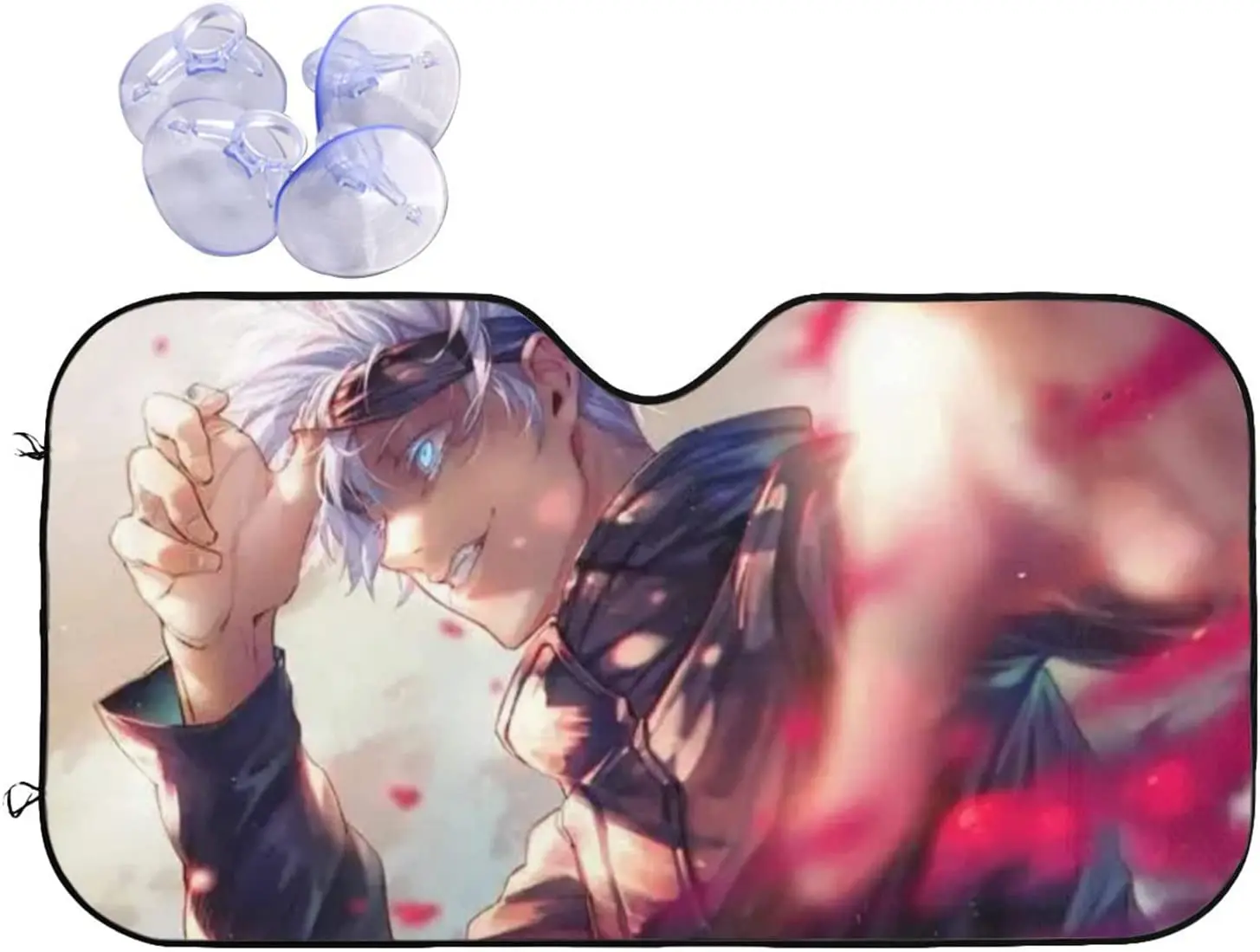 

Jujutsu Kaisen Windshield Sunshade Blocks Uv Rays Sun Visor Protector Anime Car Accessories Keep Your Vehicle Cool