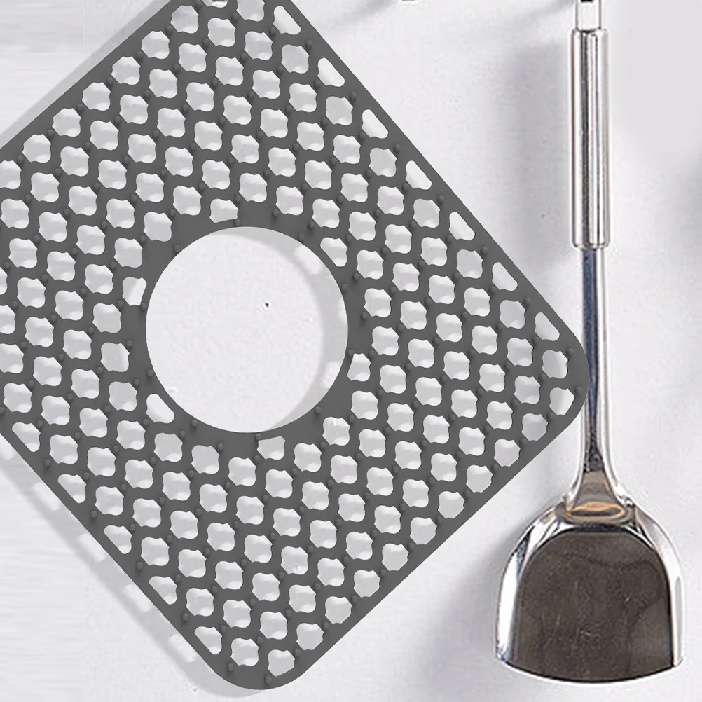 

Kitchen Sink Mat Silicone Protector Fast Draining Mat Dishes Drain Mat Sink Drain Pad Anti Scratch Filter Pad Bar Counter Pad