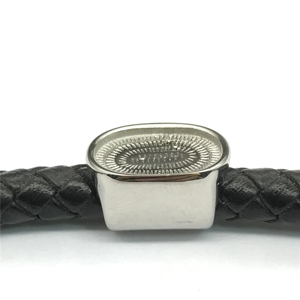 

200 шт./партия, оправа для бусин из нержавеющей стали