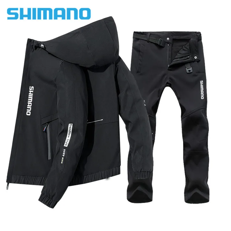 

Костюм Shimano для рыбалки, тонкая весенняя Водонепроницаемая Мужская одежда для рыбалки, дышащая быстросохнущая Спортивная одежда для походо...