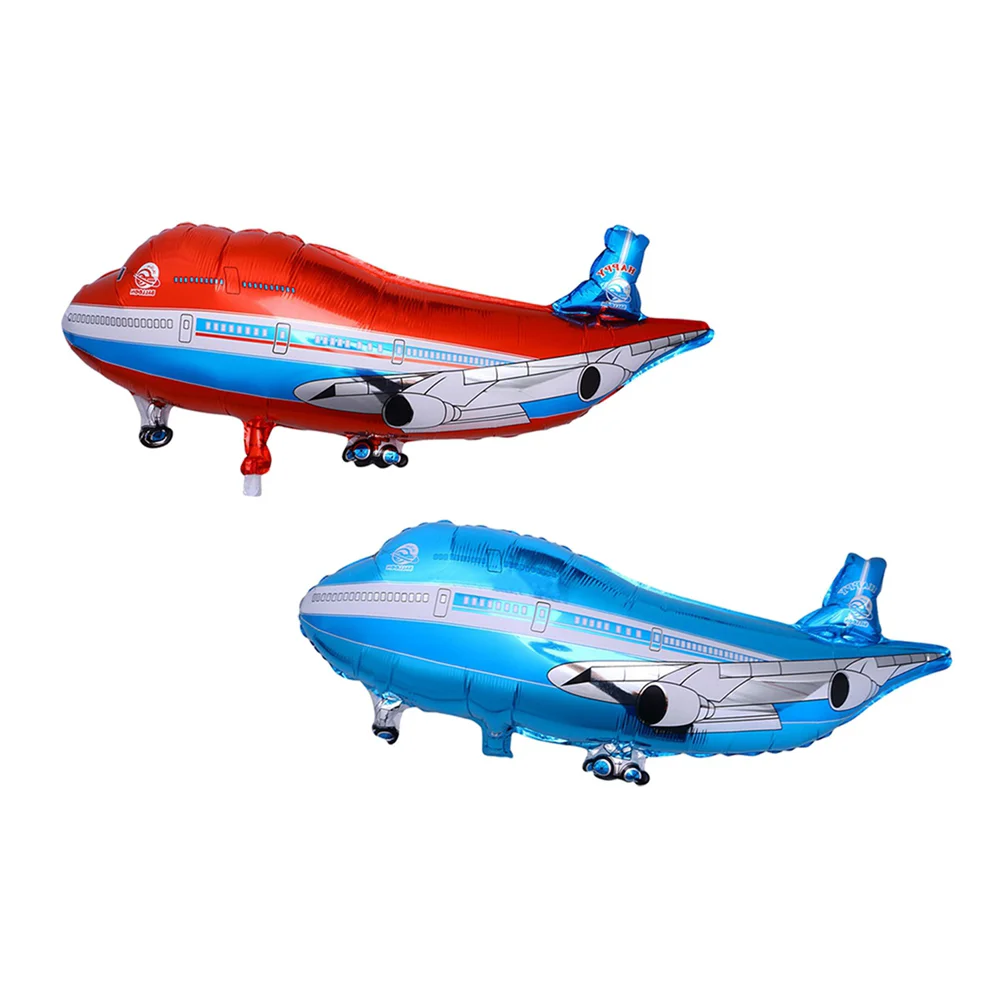 

Airplane Ballon Balloon Toyaircraft Party Balloons Decorplane Kidcloud Large Ballons Fighter Supply Themed Aluminum Inflate