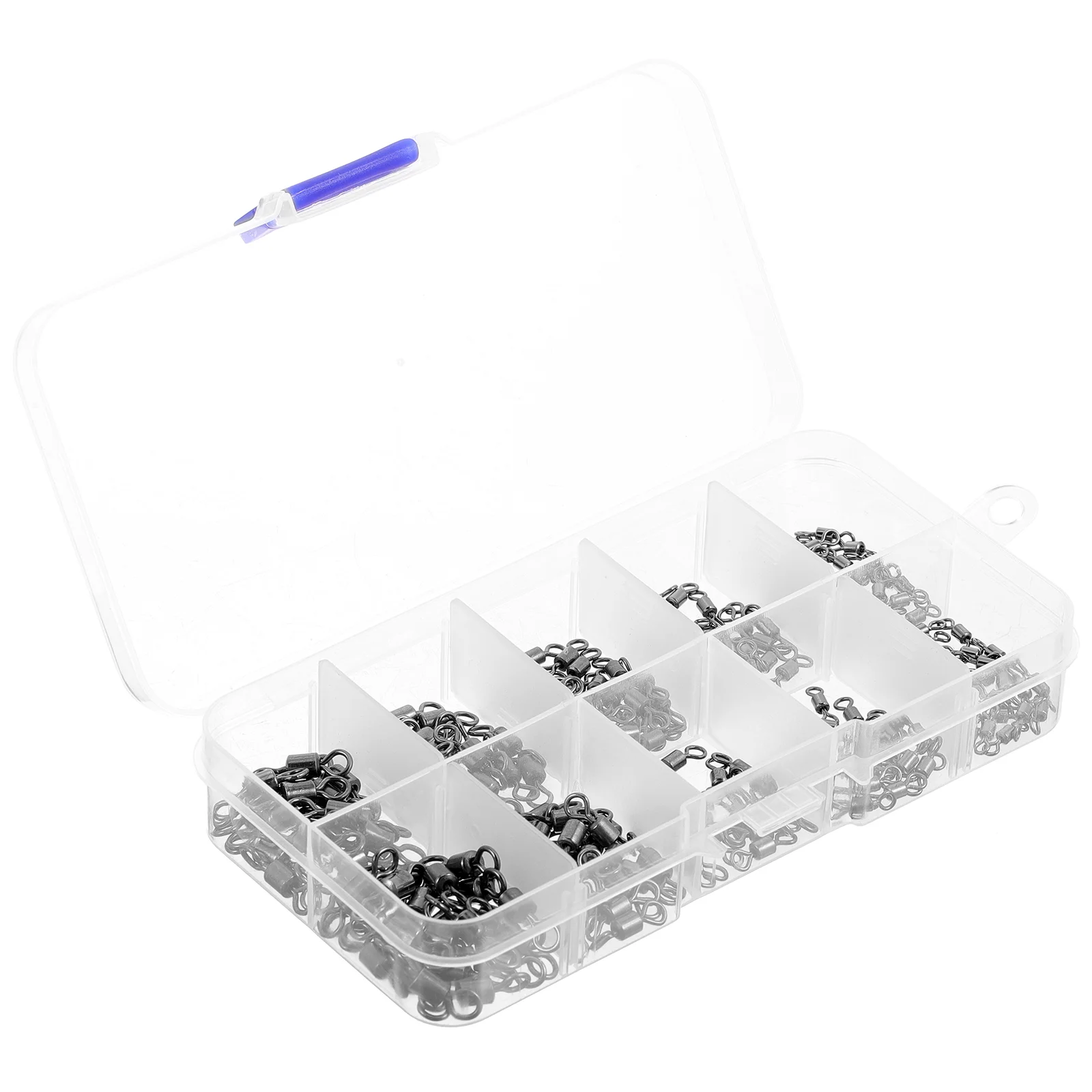 

Fishing Swivel Connector 8 Word Ring Outdoor Accessories High Carbon Steel Swivels