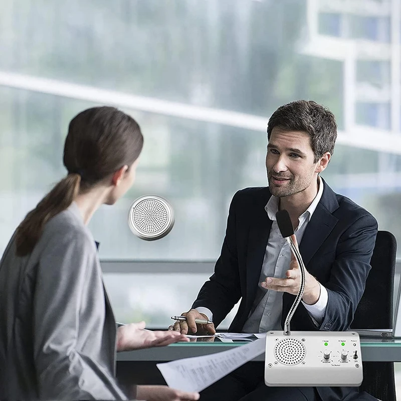 Оконная акустическая система двусторонний оконный микрофон динамик внутренней