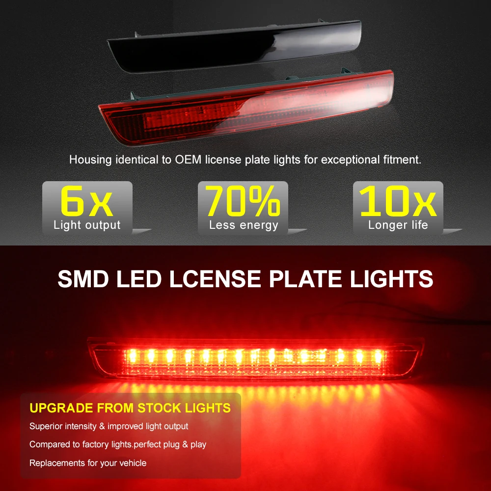 1 шт. 12 В IP65 водонепроницаемый высокий монтаж светодиодный стоп-сигнал задний