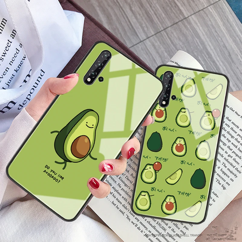 

BONVAN Glass Case For Vivo Y50 Y30 Y70 Y70S Y90 Y91C Y91i Y95 Y91 Y93 Hard Cover For Vivo Y51 Y71 Y81 Y81S U1 Avocado Couqe Capa