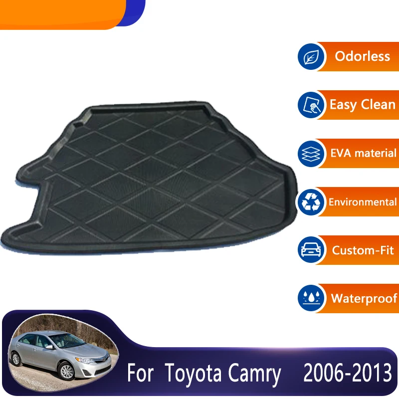 

Коврики для багажника автомобиля для Toyota Camry Daihatsu Altis 2006 ~ 2013 2010, коврик для хранения в автомобиле, коврики для багажника, напольные коврики из...