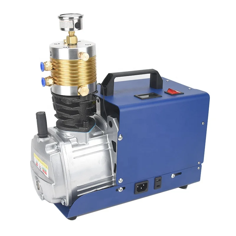 

Portable 300 Bar High Pressure Paintball 4500 psi PCP Electric Air Compressor for rifle