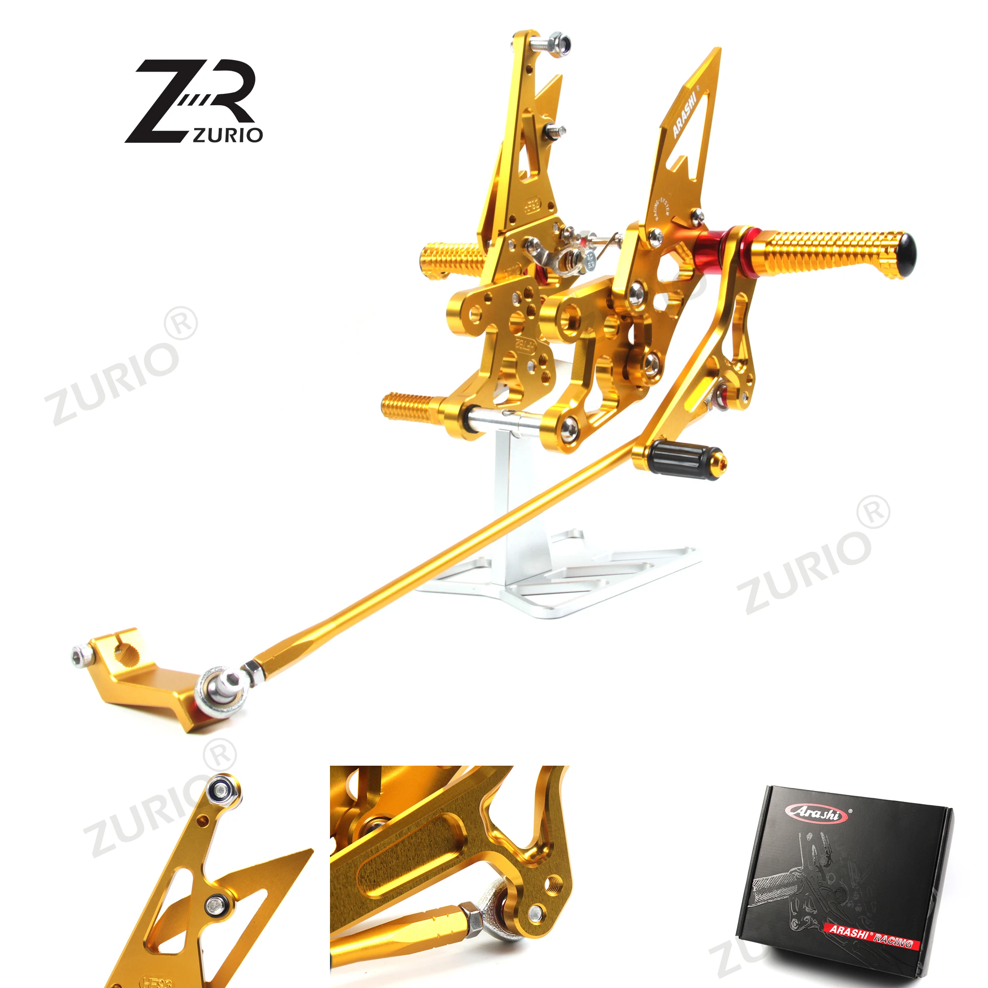 Регулируемые подножки для ног для YAMAHA FZ1 2006-2016 Rider Rearset FZ 1 2007 2008 2009 2010 2011 2012 2013 2014 FZ8 (art.: 3920cd1eb4e2f) - 3920cd1eb4e2f