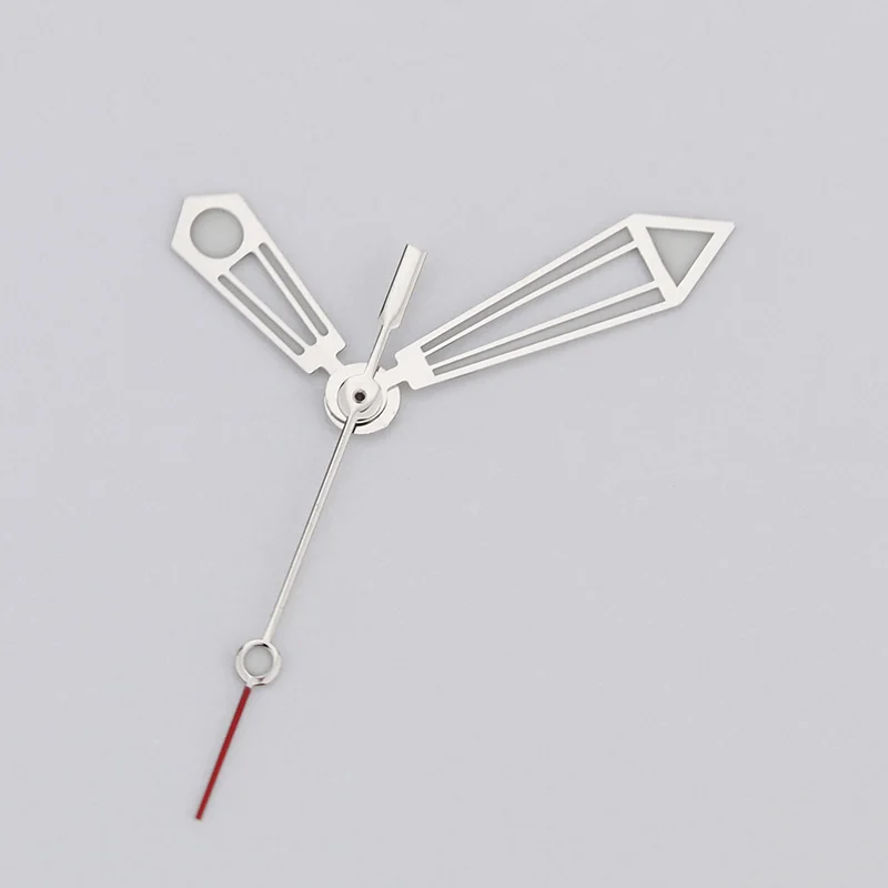 Серебряные стрелки NH35 стиль Seamaster зеленые светящиеся указатели для часов