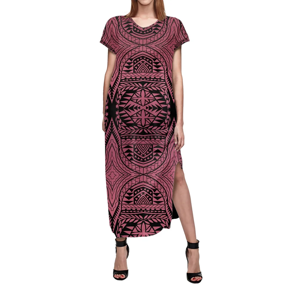 Оптовые цены платье-футболка полинезийское этническое самоанское фицзянское