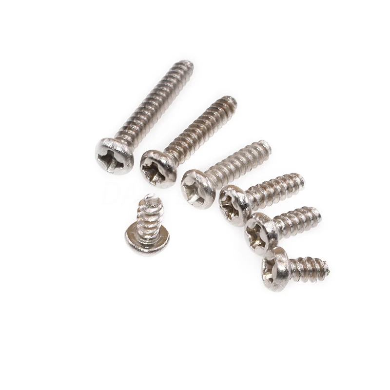 PB никелированный винт с круглой головкой крестообразный саморез 3 мм плоской