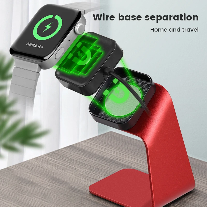 

Luxury Charging Bracket Aluminum Alloy Stand Holder Station Dock for Xiaomi Smart Watch Charger Cable for Wireless Charge