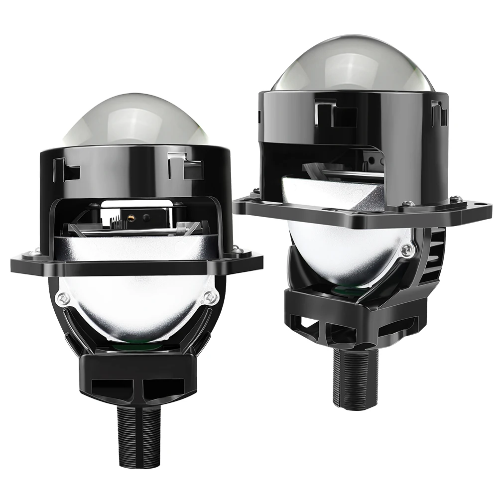 

60w lossless bi led lens car led lights Universal 3inch 6000K high low beam h4 led headlight 12V bi led projector For h7