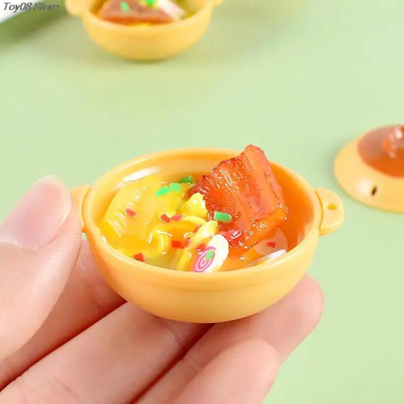 

1/6 Dollhouse Miniature Casserol Noodles Cuisine Model For Dolls House Decor Kids Pretend Kitchen Food Toys