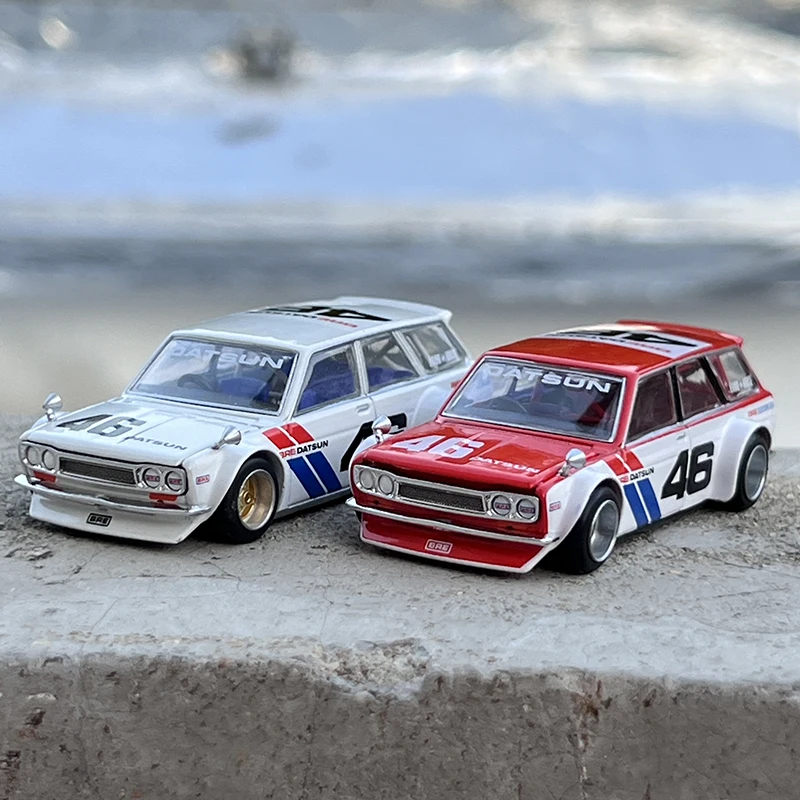 

MINIGT+KaidoHouse 1:64 Datsun 510 Wagon BRE Datsun #46 Diecast Model Car