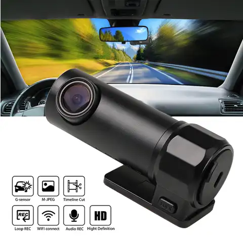 Новый мини Автомобильный видеорегистратор, камера Dashcam 360 WiFi, умная Автомобильная камера 1080P, видео регистратор, g-сенсор, камера ночного виде...